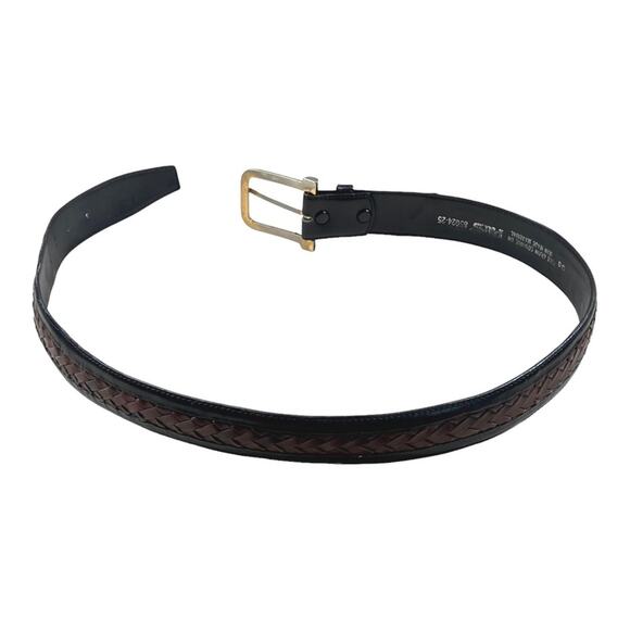 Braided Cowhide Leather Belt - Picture 5 of 5